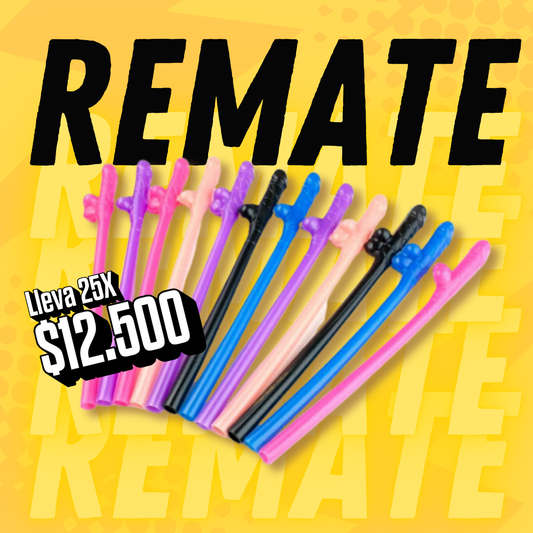 Bombillas de pene OUTLET / 25 Bolsas★