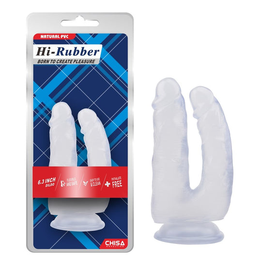 Dildo doble Joon D. Hi-Rubber 18-16 cm CHISA CN-711914370