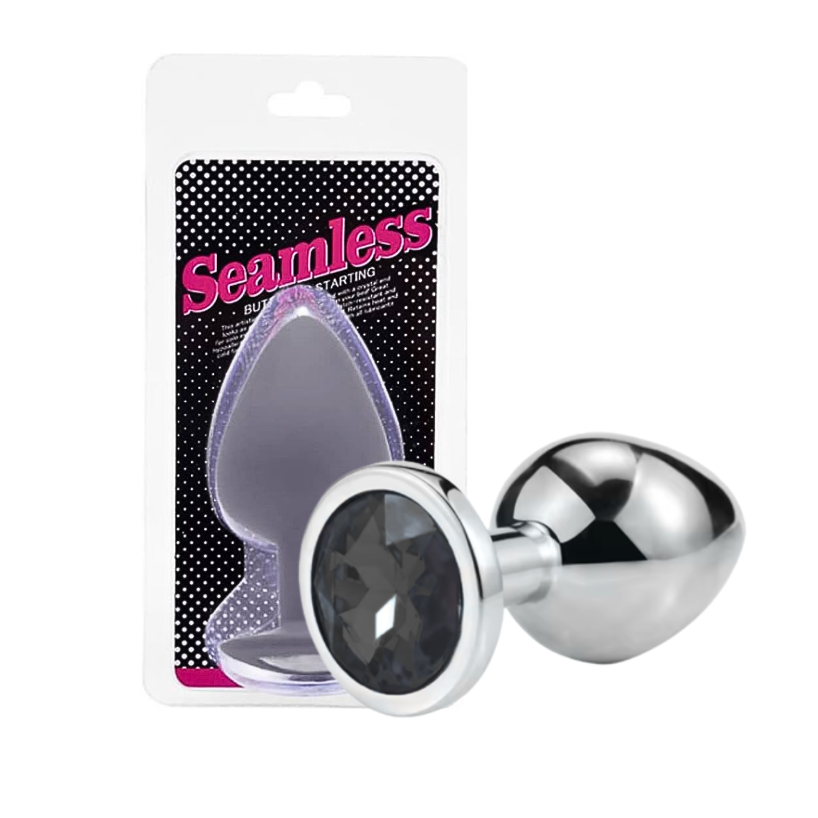 Plug metálico con joya Talla M Seamless