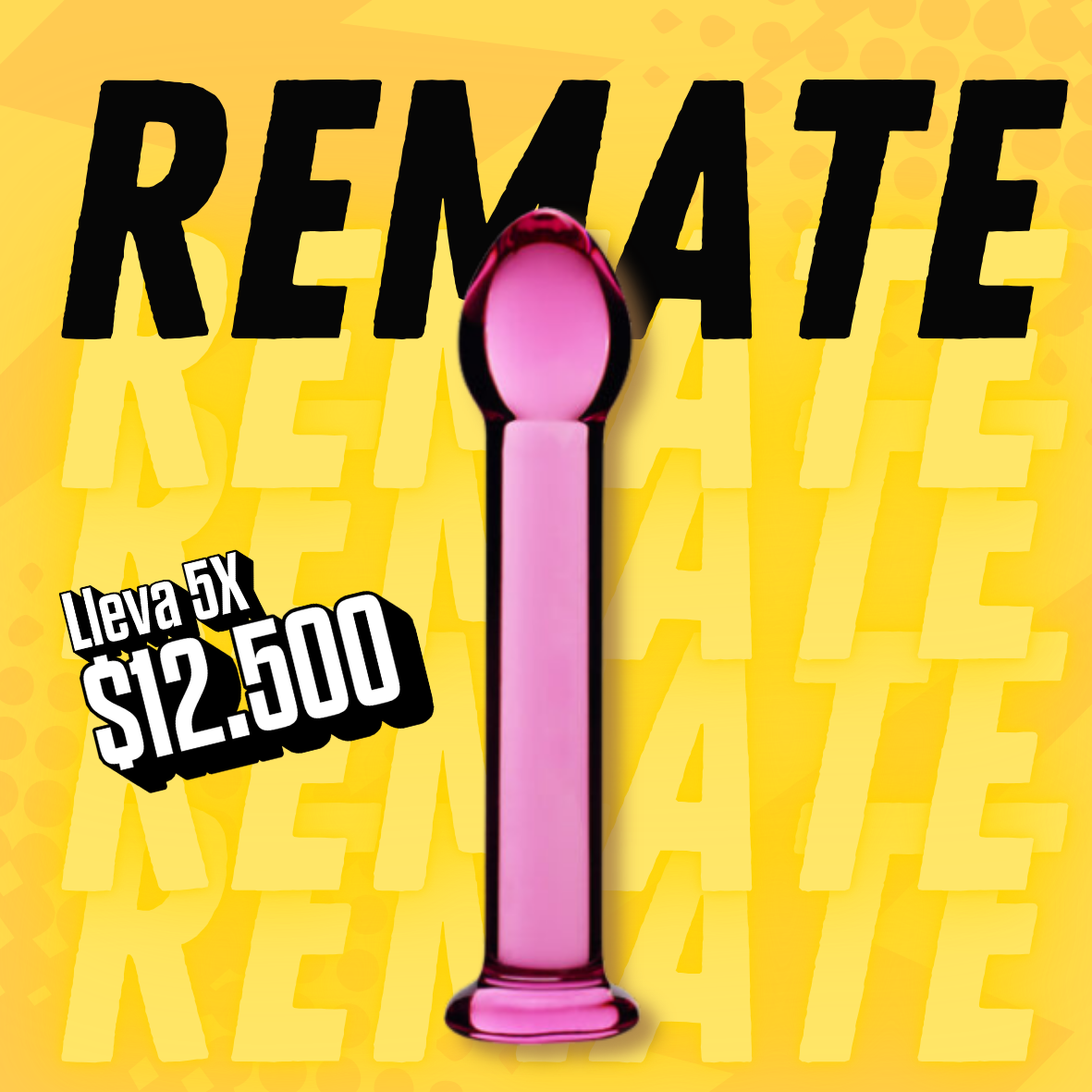 Plug anal GlassRomance LOVETOY GS01 OUTLET / 5 uds★