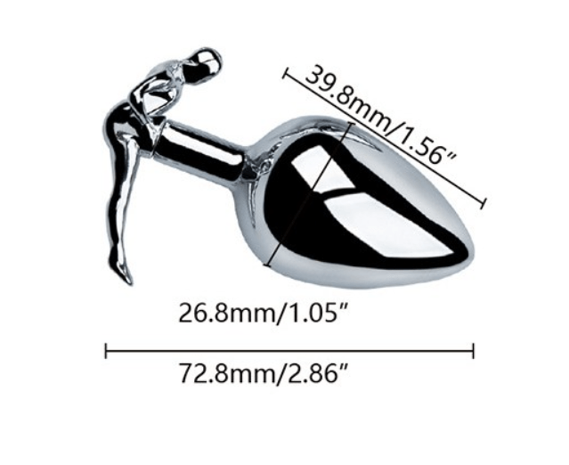 Plug anal de hombre tallas S y M No.130