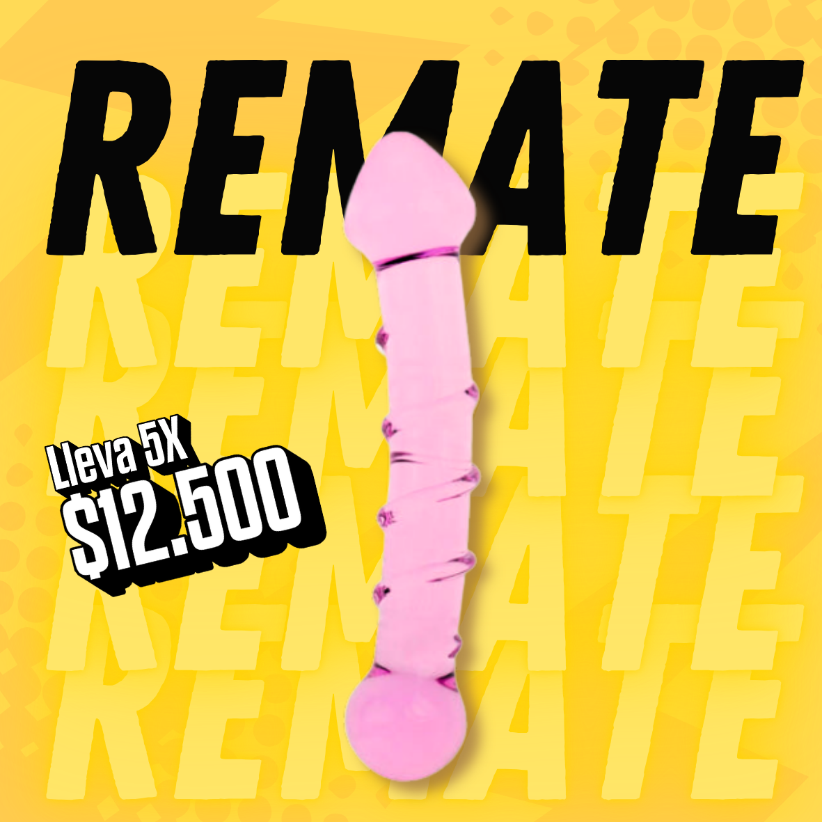 Dildo GlassRomance LOVETOY GS05 OUTLET / 5 uds★