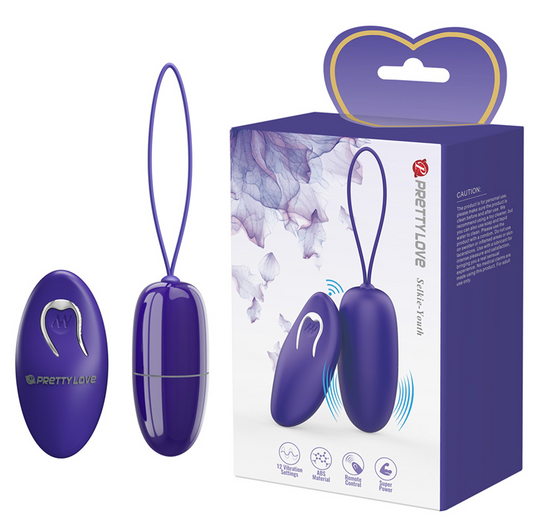 Huevo vibrador a control Selkie PRETTYLOVE BI-014865WL