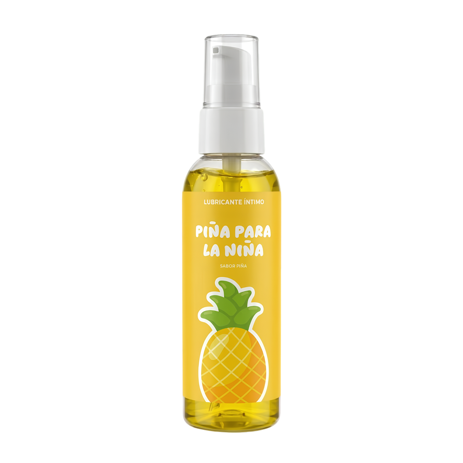Lubricante Comestible Piña Efecto Calor BadHabits 60ml