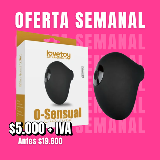 - OFERTA SEMANAL - Succionador O-Sensual LOVETOY LV431214★